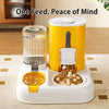 Automatic Pet Feeder with Food and Water Bowls for Cats & Dogs