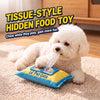 Treat-Hiding Tissue Box Snuffle Toy for Dogs
