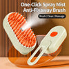 Rechargeable Spray Grooming Brush for Cats and Dogs