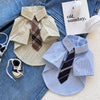 Lightweight Cotton-Linen Pet Shirt for Dogs and Cats