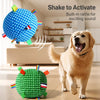 Squeaky Plush Ball Dog Toy for Rolling and Interactive Play