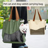 Canvas Pet Carrier Shoulder Bag for Cats and Small Dogs