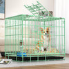 Foldable Dog Crate with Tray and Pee Pads p-05263