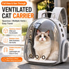 Windowed Pet Carrier Backpack for Cats & Small Pets