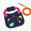 Denim-Style Nylon Harness and Leash for Cats and Small Dogs