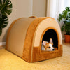 Enclosed Pet Bed with Removable Washable Cover