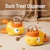 Rotating Duck Treat Dispenser Toy for Pets