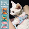 Adjustable Vest-Style Cat Harness with Flat Leash