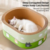 Deep Corrugated Cardboard Cat Scratcher Bed
