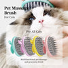 Wood-Handle Pet Bath & Grooming Brush for Dogs and Cats