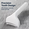 Curved-Tooth Grooming Comb for Cats and Dogs
