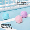 Synthetic Leather Tennis Ball Dog Toy for Fetch and Tug