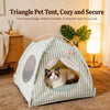 Indoor Tent Pet Bed with Reversible Cushion for Cats and Dogs