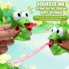 Big-Eyed Frog or Dinosaur Squeaky Dog Toy