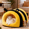 Enclosed Tent Pet Bed for Cats and Small Dogs