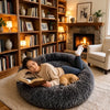 Oversized Plush Pet Bed with Removable Washable Cover