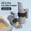 Cat Litter Scoop with Built-In Bag Holder
