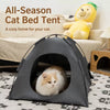 Enclosed Portable Pet Tent Bed