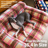 Vintage Plush Sofa Bed for Cats and Dogs