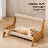 Large Cat Scratcher Lounger with Sisal Surface