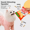 Plush Potato Chip Squeaky Toy for Dogs and Cats