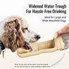 Foldable 2-in-1 Pet Water Bottle and Food Cup