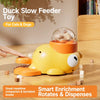 Rotating Duck Treat Dispenser Toy for Pets