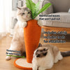 Carrot-Shaped Vertical Sisal Cat Scratching Post