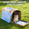 Oxford Cloth Pet Carrier Backpack for Cats and Small Dogs
