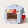 Washable Pet Bed with Removable Corduroy Cover for Cats & Dogs