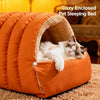 Enclosed Pet Bed for Cats and Small Dogs