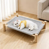 Wicker Cat Bed with Scratching Area