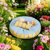 Striped Washable Pet Bed for Dogs & Cats