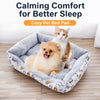 Rectangular Padded Pet Bed for Dogs & Cats