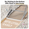 Fine-Slot Stainless Steel Cat Litter Scoop