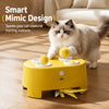 Interactive Electronic Whack-a-Mole Cat Toy with Feather Teaser