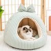 Enclosed Pet Bed for Cats and Small Dogs
