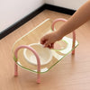 Wide-Opening Slow-Feeder Double Bowl Set for Pets