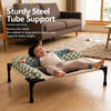 Elevated Cat & Dog Pet Cot with Breathable Mesh and Removable Cushion