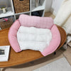 Reversible Curved Pet Sofa Bed for Small Dogs and Cats