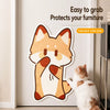 Wall-Mounted Vertical Cat Scratching Pad with Self-Adhesive Backing