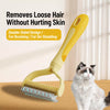 Double-Sided Detangling Comb for Long-Haired Dogs and Cats
