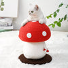Mushroom Cat Scratching Post with Vertical Scratching Surface