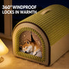 Enclosed Pet Bed with Covered Sleeping Space