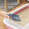 Spacious Cat Litter Box for Kittens and Adult Cats