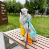 Nylon Four-Leg Dog Suit for Outdoor Walks and Outings