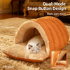 Enclosed Pet Bed for Cats and Small Dogs