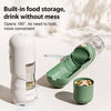 Foldable 2-in-1 Pet Water Bottle and Food Cup