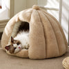 Enclosed Cat Tent Bed with Removable Washable Cover
