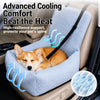 Quilted Pet Car Seat Cushion for Comfortable Travel